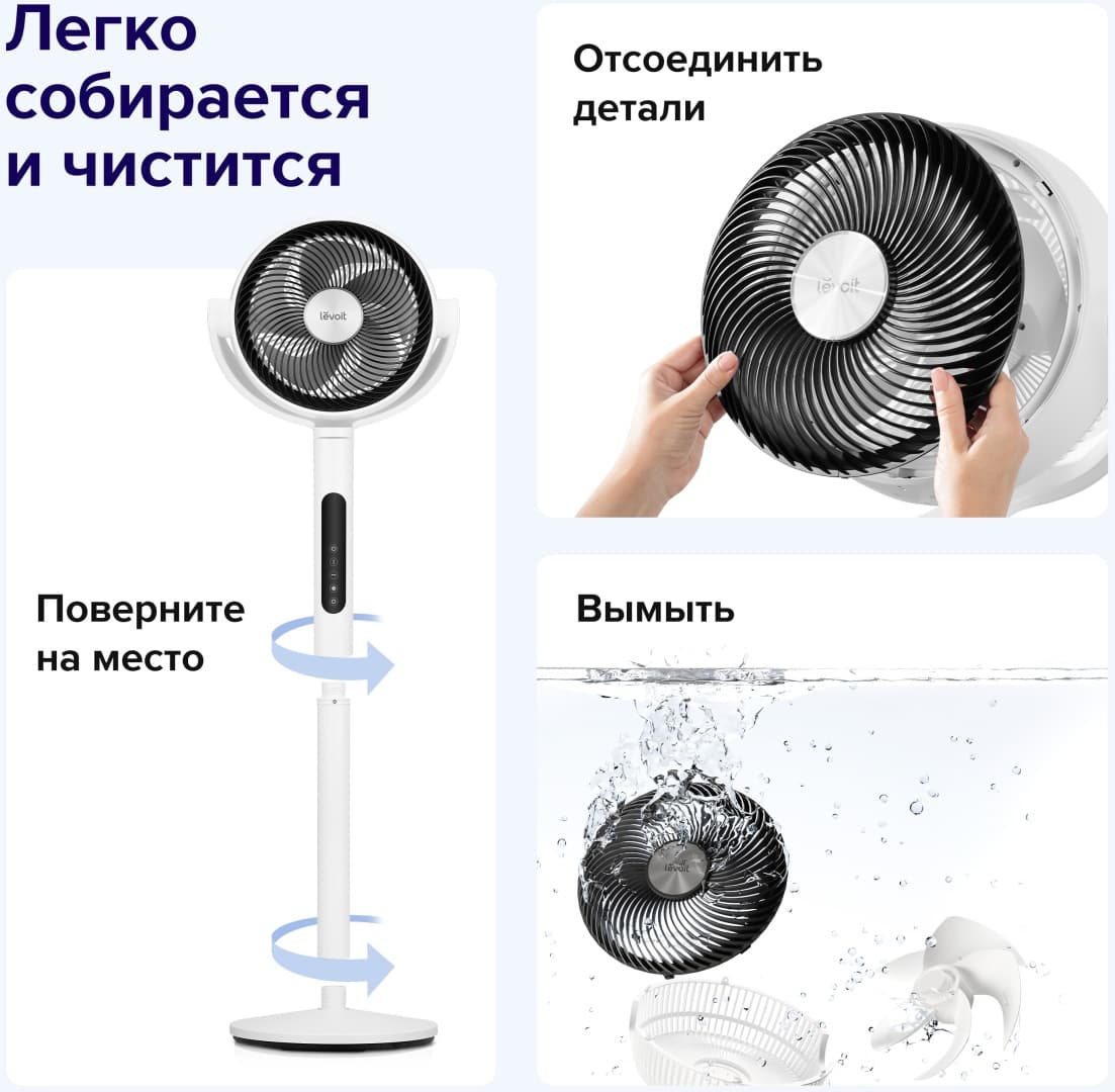 Levoit Вентилятор R432 — фото 8